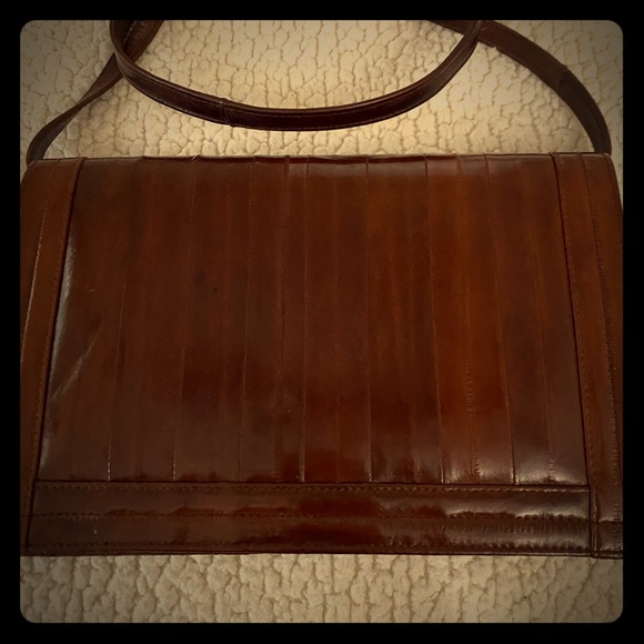 Handbags - Mahogany lizard bag